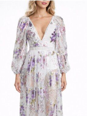 Floral V-Neck Mini Dress